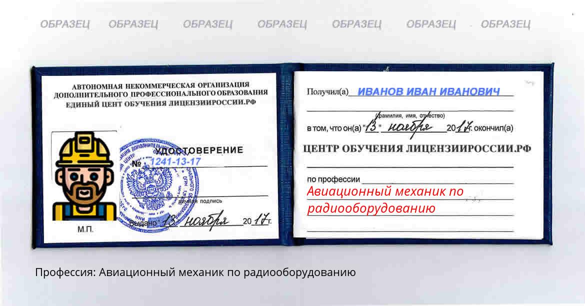 Авиационный механик по радиооборудованию Россия